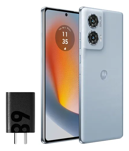 Smartphone Motorola Edge 50 Fusion 5G - 256GB 16GB (8GB RAM+8GB Ram Boost) 50MP Sony AI Camera IP68 NFC - Light Blue