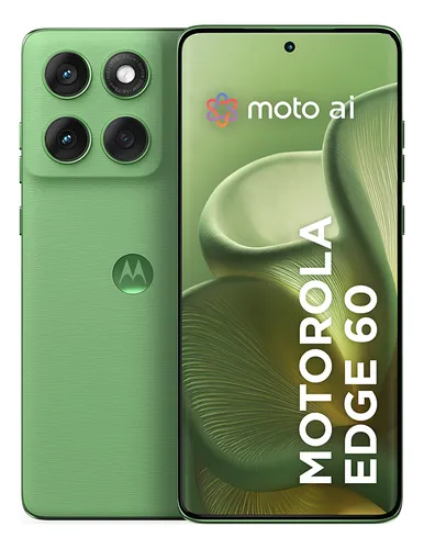 Smartphone Motorola Edge 60 5g - 512gb 24gb (12gb Ram+12gb Ram Boost) Tela Quad-curve Moto Ai 50mp Sony Camera Ultrarresistencia Militar Ip68 + Ip69 - Verde