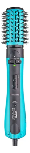 Escova Secadora Rotativa Rotating Hyaluronic Conair Cor Preto E Azul