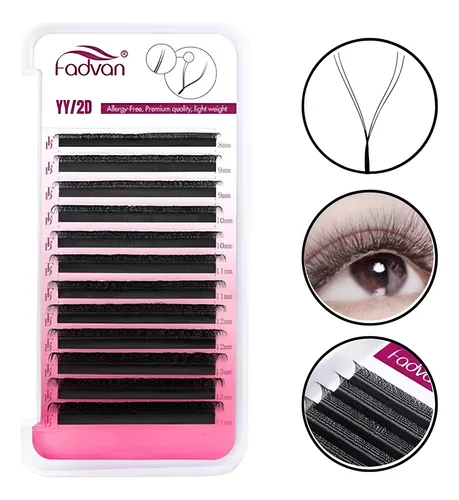 Extensão De Cílios Fadvan Y Volume Brasileiro Mix E Unitario
