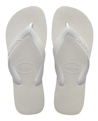 Chinelo Casual Masculino E Feminino Top Cor Branca Havaianas