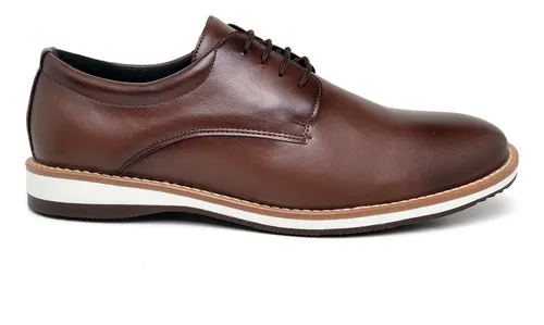 Sapato Social Masculino Casual Oxford Preto Marrom Trabalho