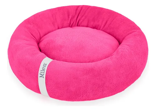 Cama De Gato Caminha Nuvem Ninho Pet Soft Redonda 50x50cm Cor Pink