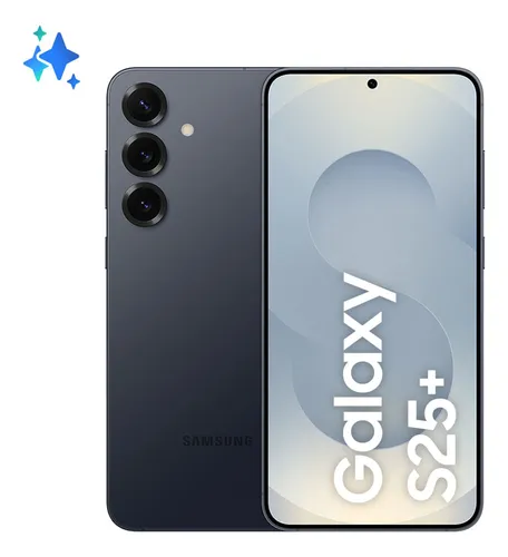 Celular Samsung Galaxy S25+ 5g, 256gb, 12gb Ram, Câmera Tripla De 50+12+10, Tela Grande De 6.7 Jetblack