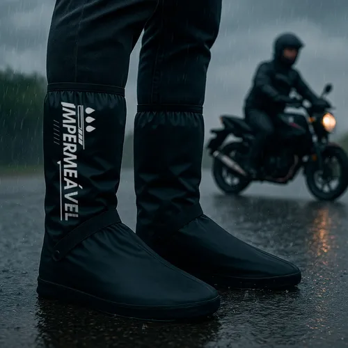 Capa Protetora Para Bota Chuva Impermeável Reforçado