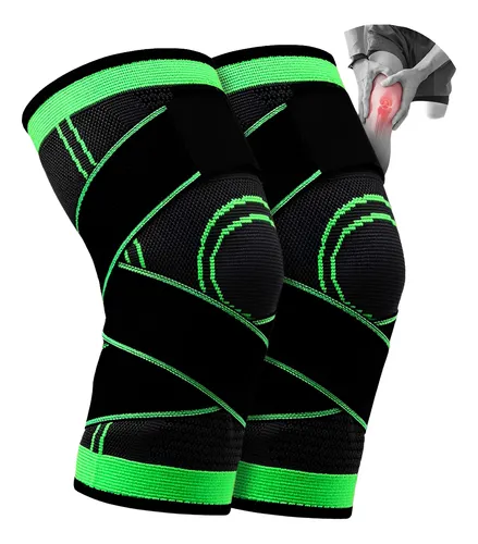 1 Par Joelheira Compressão Tenso Perna Alivia Dores Crossfit