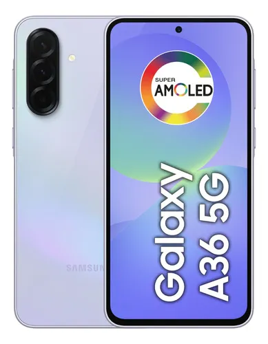 Smartphone Samsung Galaxy A36 5g 128gb 6gb Ram Câmera Tripla De Até 50mp Selfie De 12mp Ip67 Super Amoled 6.7'' Nfc Recursos Ai Android E Segurança Snapdragon - Violeta