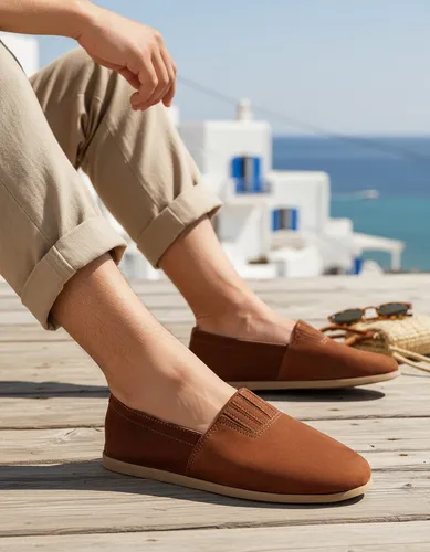 Alpargata Formiga Couro Cru Adulto Unissex Com Elástico