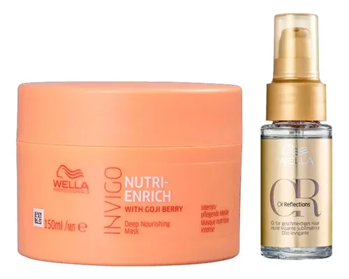 Máscara Nutri Enrich E Óleo Reparador Wella
