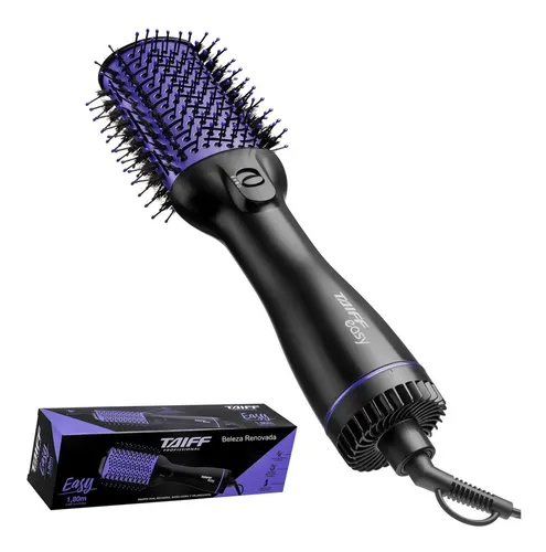 Taiff Escova Oval Easy Modeladora Alisadora Secadora Volume Cor Lilás