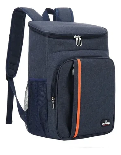 Mochila Térmica Cooler Bebidas Viagem Unissex Impermeável Cor Preto