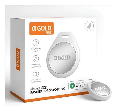 Rastreador Mini Tag Objetos Pets Mochilas Compatível Iphone Branco