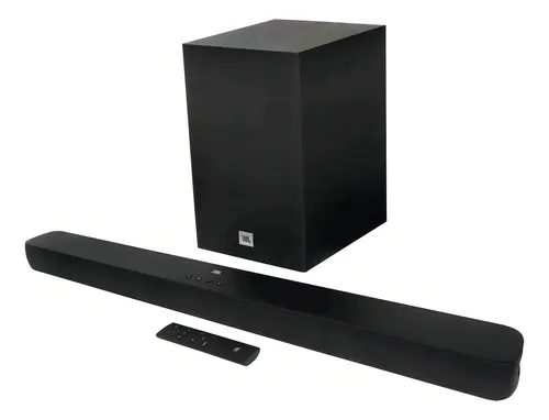 Caixa De Som Tv Sound Bar Jbl Bluetooth Som Cinema Sb180 Cor Preto Frequência 50/60Hz